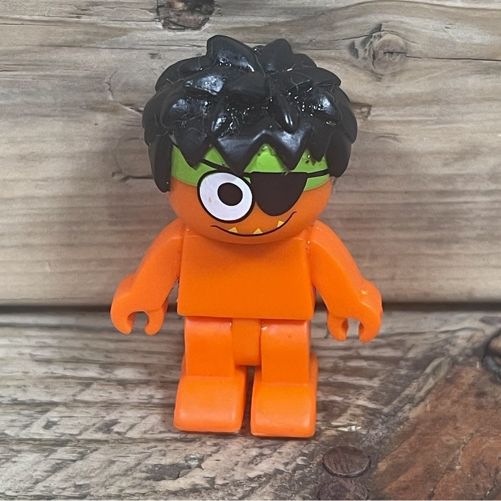 Ryan’s World Mo Orange Monster Figure 3” Eye Patch Zombie Just Play TV Show Toy